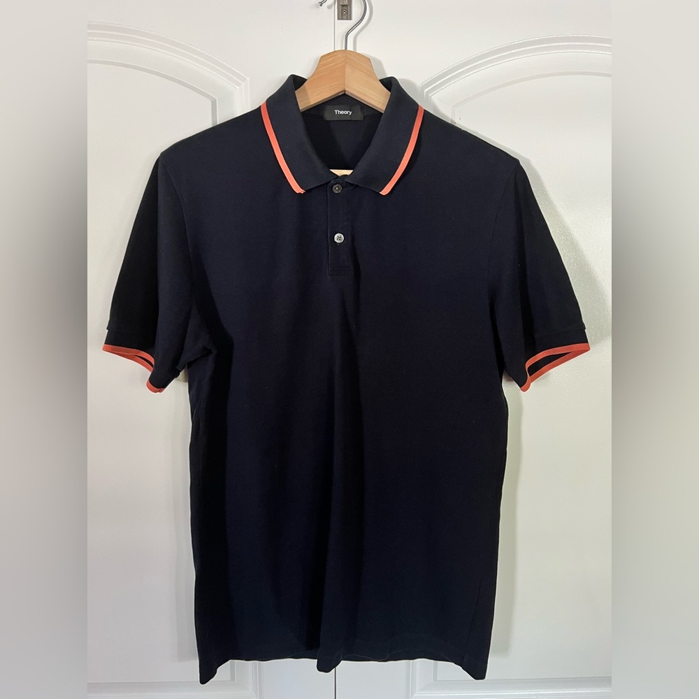 Theory Contrast Tip Polo